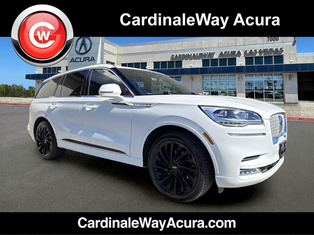 White Metallic 2022 Lincoln Aviator Reserve AWD SUV / Crossover All-Wheel Drive Automatic