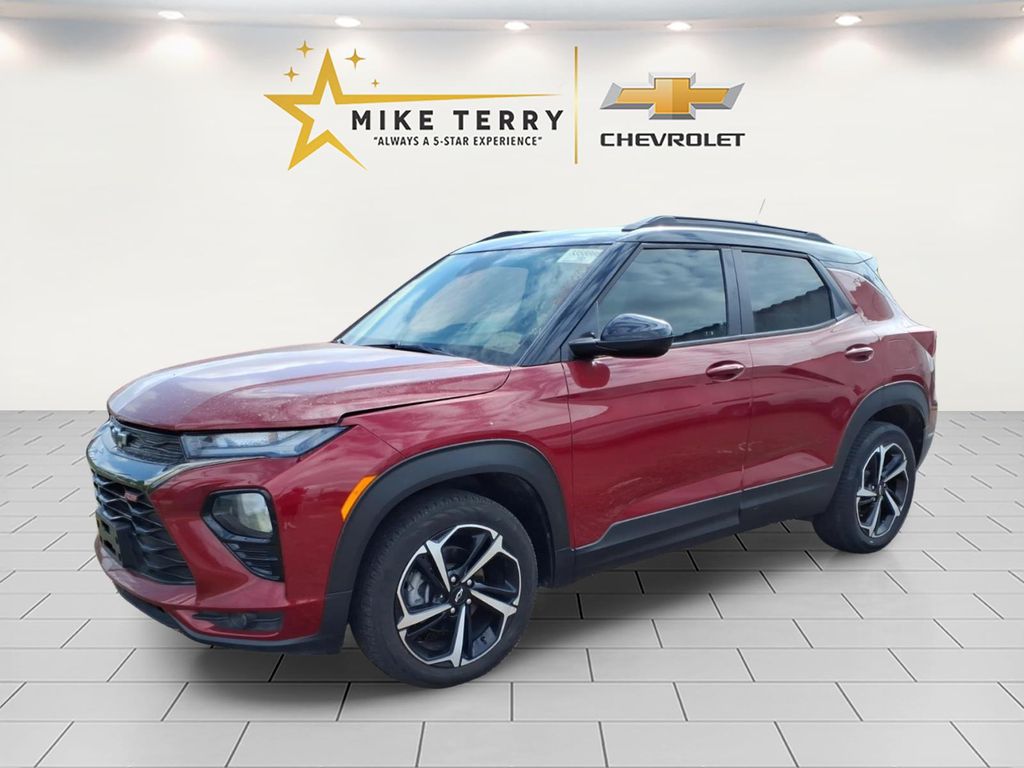 Scarlet Red Metallic 2021 Chevrolet Trailblazer RS FWD SUV / Crossover Front-Wheel Drive Continuously Variable Transmission