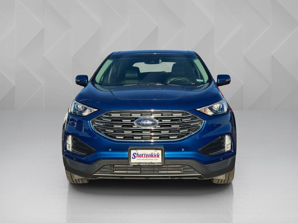 2024 Ford Edge Titanium Blue at North Houston Mitsubishi