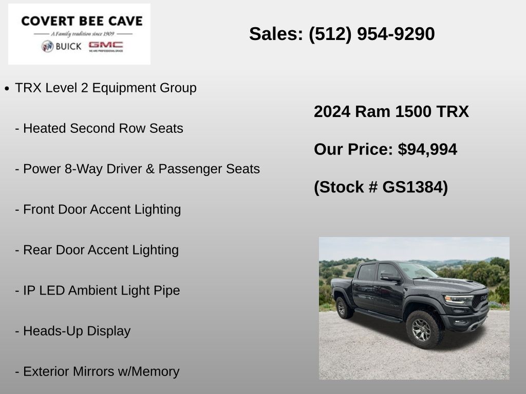 Used Car 2024 Ram 1500  Trx For Sale Under $100,000 In Austin, Texas
