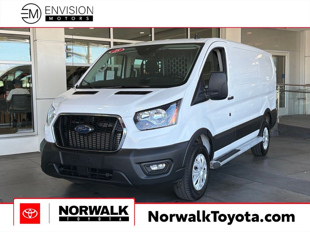 Oxford White 2025 Ford Transit Cargo Van Rear-Wheel Drive