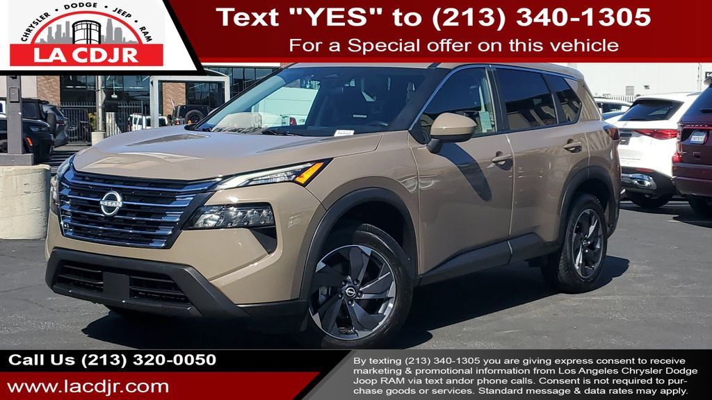 Baja Storm Metallic 2025 Nissan Rogue SUV / Crossover Front-Wheel Drive Continuously Variable Transmission