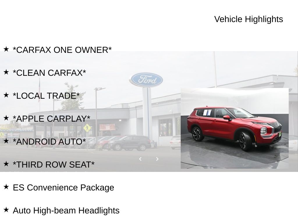 2022 Mitsubishi Outlander ES 2.5 S-AWC