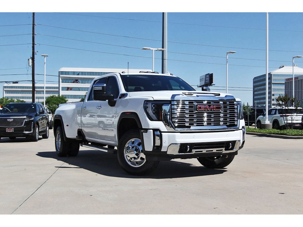 2025 GMC Sierra 3500HD Denali White at DeMontrond Auto Country