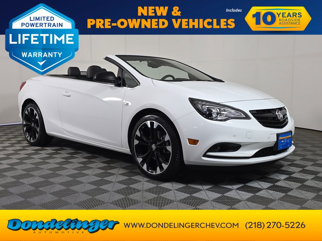 Summit White 2018 Buick Cascada Convertible Front-Wheel Drive 6-Speed Automatic Overdrive