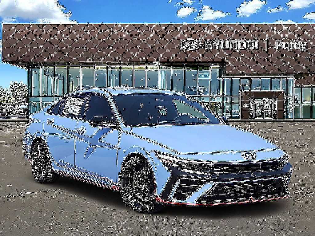 Performance Blue 2026 Hyundai Elantra N Sedan Front-Wheel Drive 8-Speed Automatic