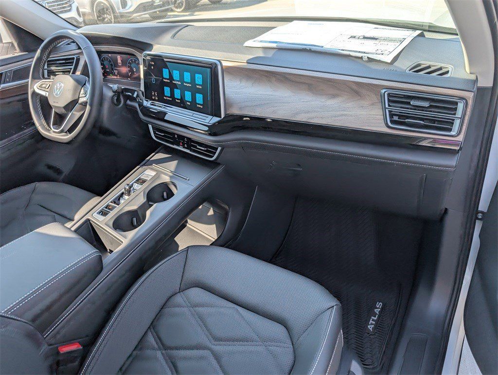 2026 Volkswagen Atlas 2.0T SE White at DeMontrond Auto Country