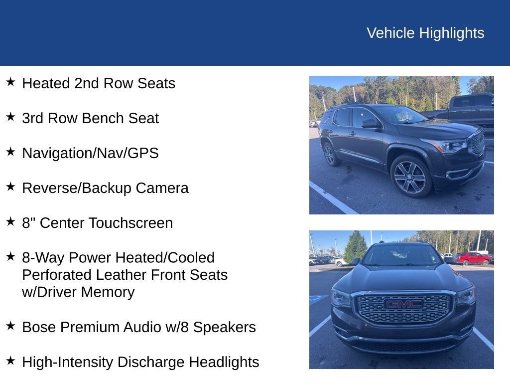 2019 GMC Acadia Denali