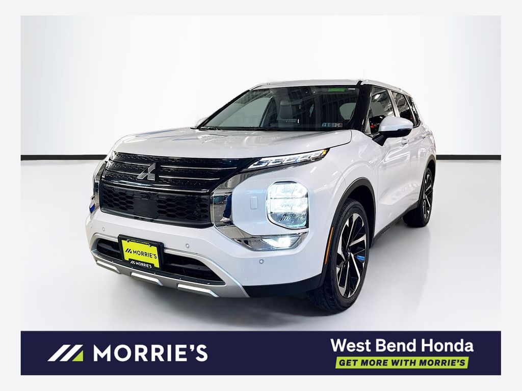 White Diamond 2024 Mitsubishi Outlander SUV / Crossover All-Wheel Drive Continuously Variable Transmission