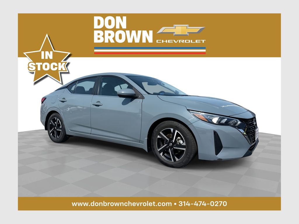 Atlantic Gray Metallic 2024 Nissan Sentra Sedan Front-Wheel Drive Continuously Variable Transmission