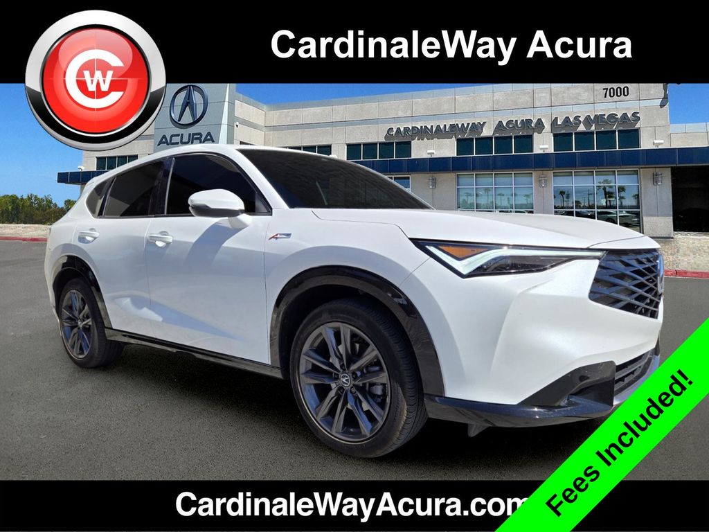 Platinum White Pearl 2025 Acura ADX FWD with A-SPEC Package SUV / Crossover Front-Wheel Drive Continuously Variable Transmission