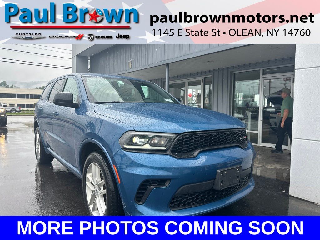 Blue (Frostbite Pearlcoat) 2025 Dodge Durango SUV / Crossover All-Wheel Drive 8-Speed Automatic