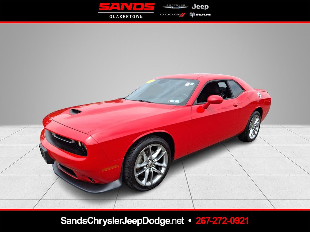 Torred Clearcoat 2022 Dodge Challenger GT AWD Coupe All-Wheel Drive 8-Speed Automatic