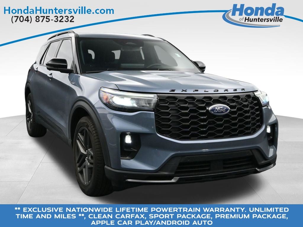 Vapor Blue 2025 Ford Explorer SUV / Crossover Rear-Wheel Drive Automatic