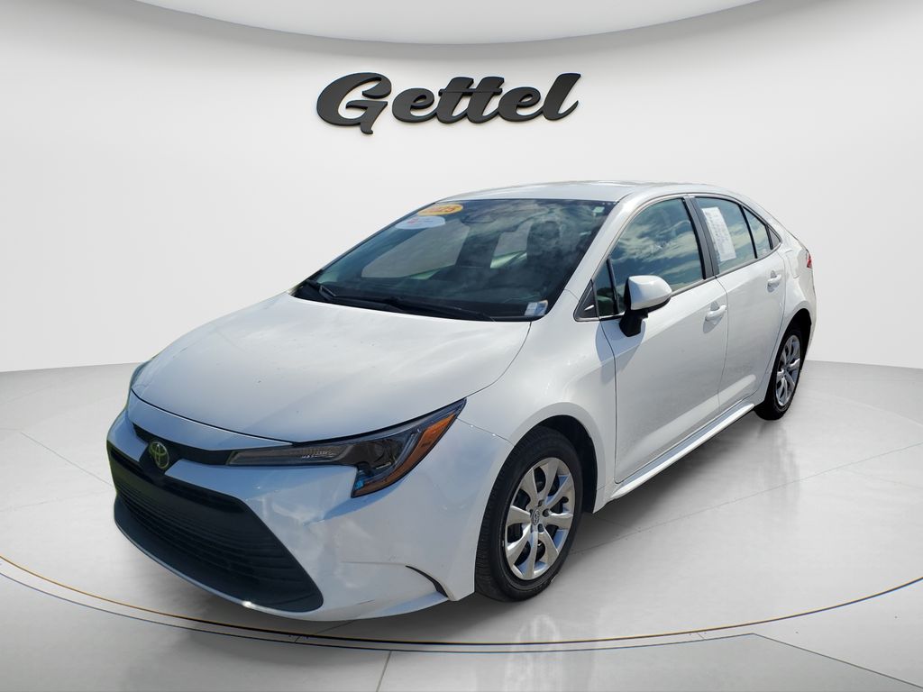 Ice 2025 Toyota Corolla LE FWD Sedan Front-Wheel Drive Continuously Variable Transmission