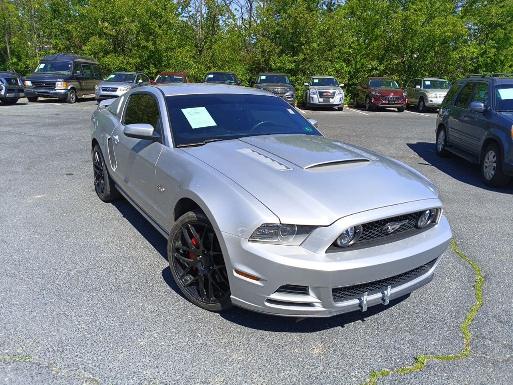 Ingot Silver 2014 Ford Mustang GT Premium Coupe RWD Coupe Rear-Wheel Drive 6-Speed Automatic