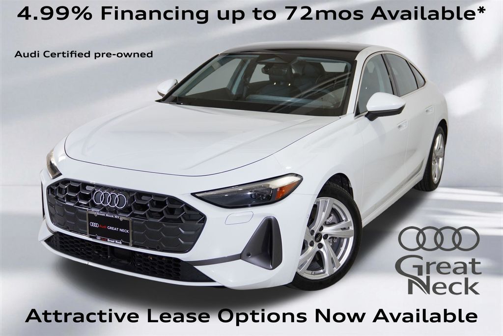Glacier White 2025 Audi A5 quattro Premium Sedan Sedan All-Wheel Drive 7-Speed Automatic