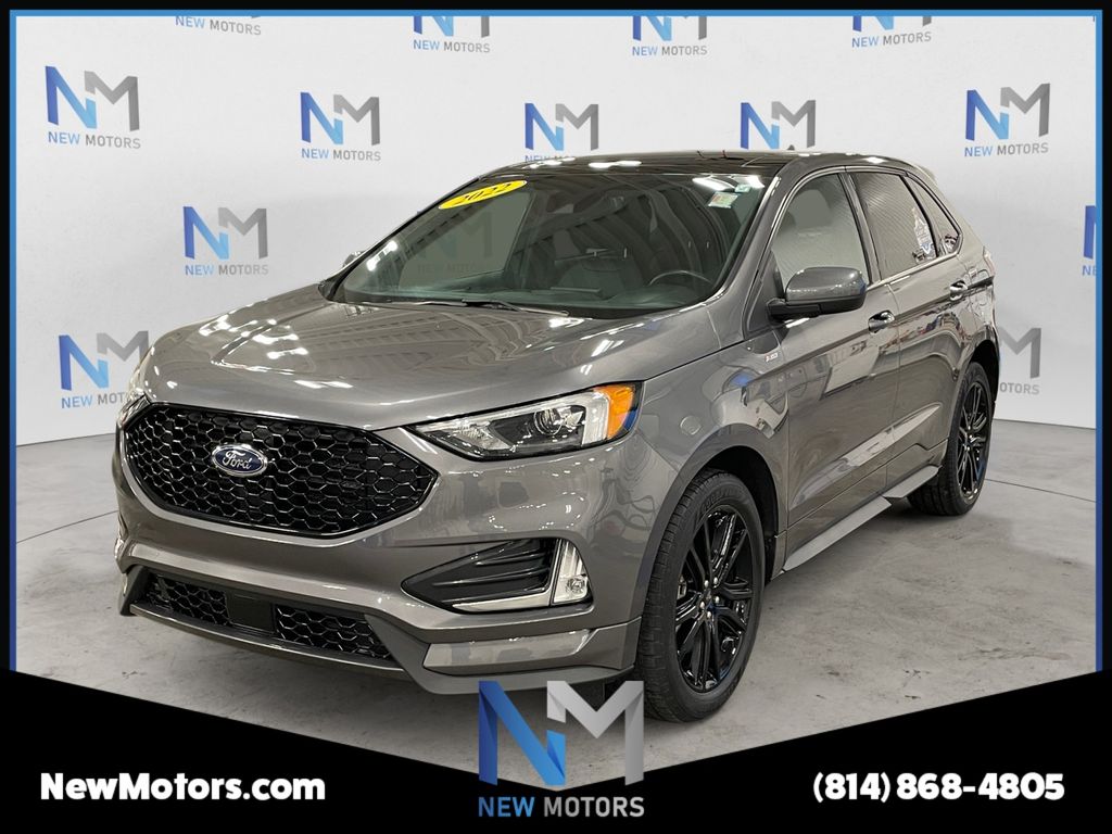 Gray Metallic 2022 Ford Edge SUV / Crossover All-Wheel Drive 8-Speed Automatic