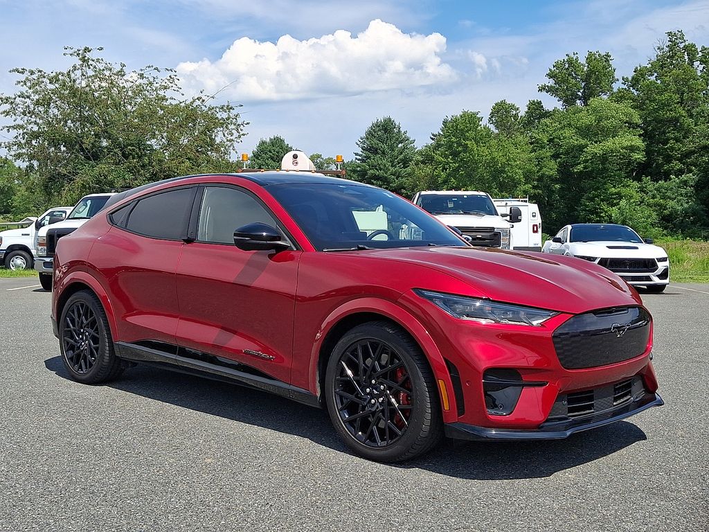 Rapid Red Metallic Tinted Clearcoat 2023 Ford Mustang Mach-E SUV / Crossover All-Wheel Drive Automatic