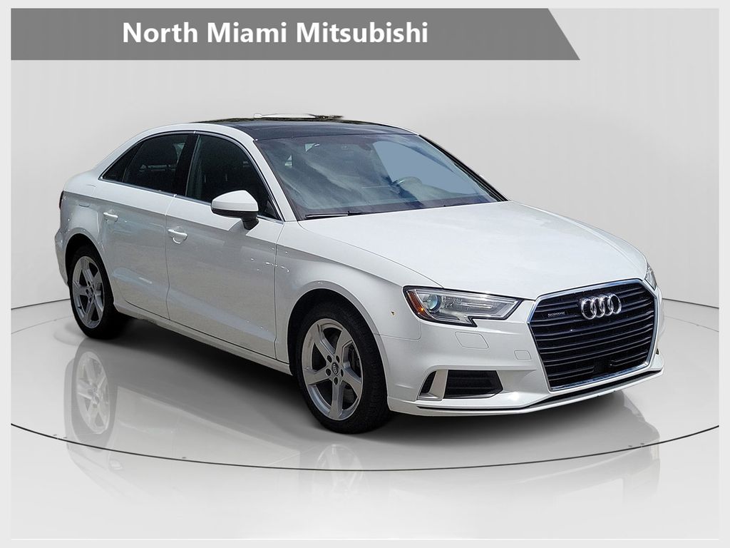 Ibis White 2019 Audi A3 Sedan All-Wheel Drive 7-Speed Automatic