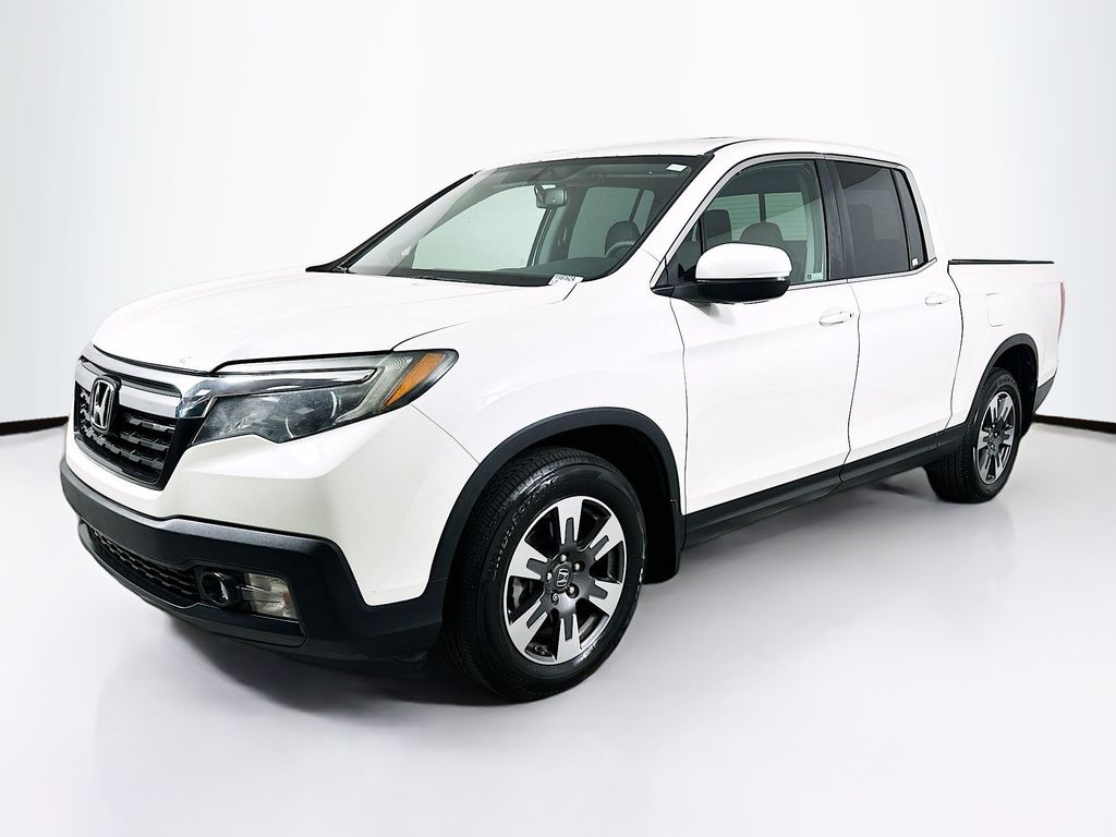 White Diamond Pearl 2019 Honda Ridgeline Pickup Truck Front-Wheel Drive 6-Speed Automatic