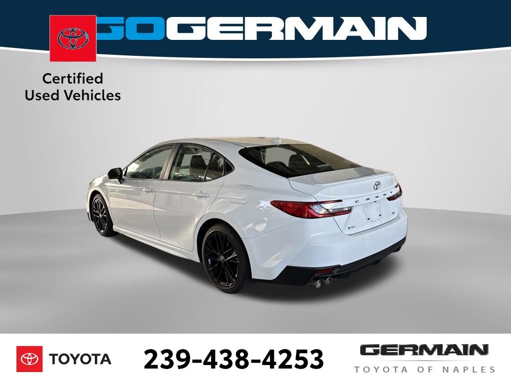 Certified Used 2025 White Toyota SE image 3