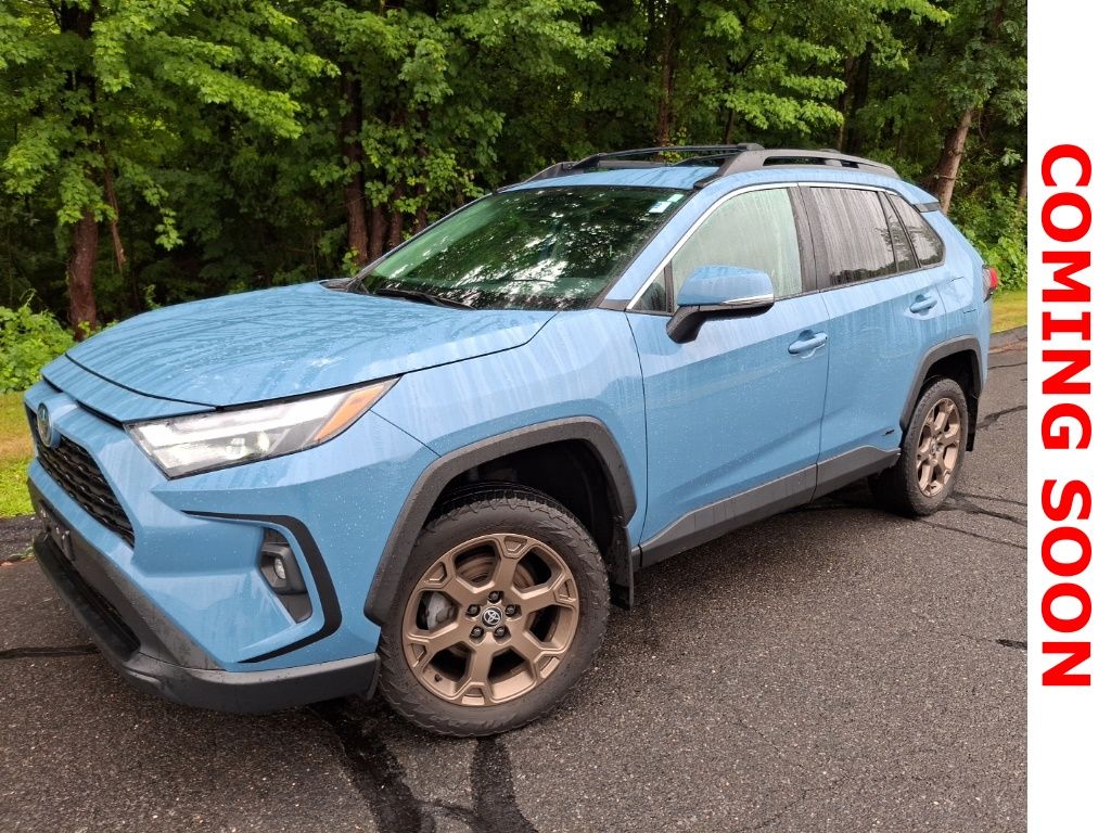 Cavalry Blue 2023 Toyota RAV4 Hybrid SUV / Crossover All-Wheel Drive Continuously Variable Transmission