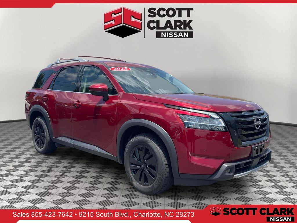 Red 2023 Nissan Pathfinder SUV / Crossover All-Wheel Drive 9-Speed Automatic