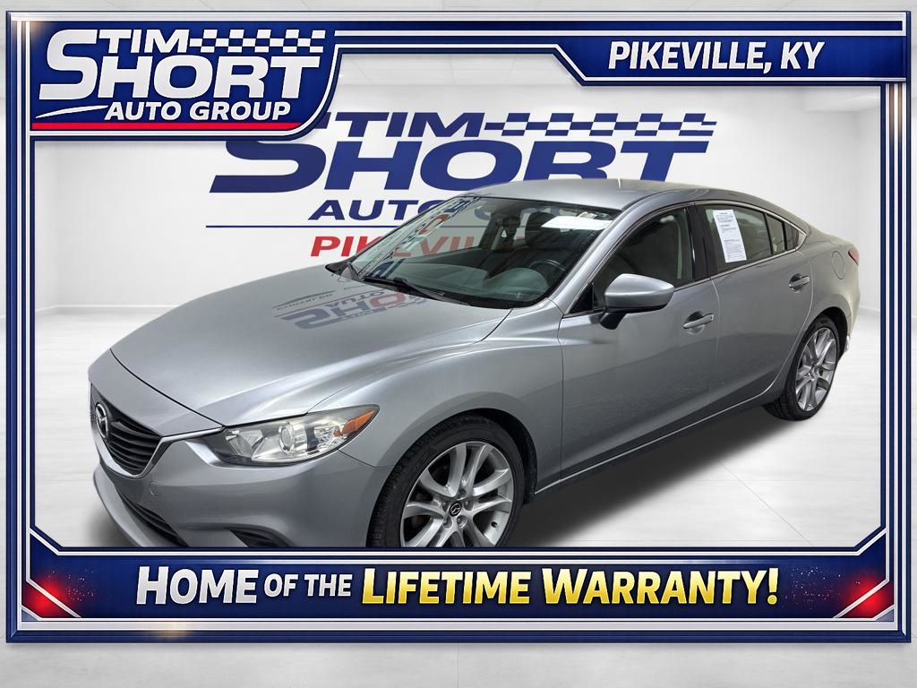 Liquid Silver Metallic 2014 Mazda MAZDA6 i Touring Sedan Front-Wheel Drive 6-Speed Automatic