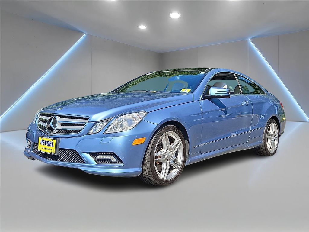 Quartz Blue Metallic 2011 Mercedes-Benz E-Class Coupe Rear-Wheel Drive 7-Speed Automatic