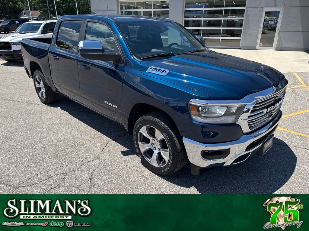 Patriot Blue Pearlcoat 2023 RAM 1500 Pickup Truck Four-Wheel Drive 8-Speed Automatic