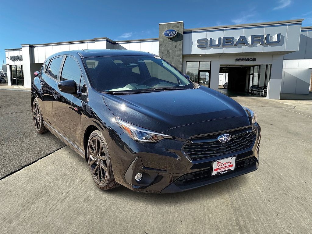 Crystal Black Silica 2026 Subaru Impreza Wagon All-Wheel Drive Continuously Variable Transmission