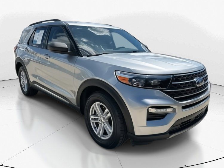 2024 Silver Metallic Ford Explorer XLT RWD SUV