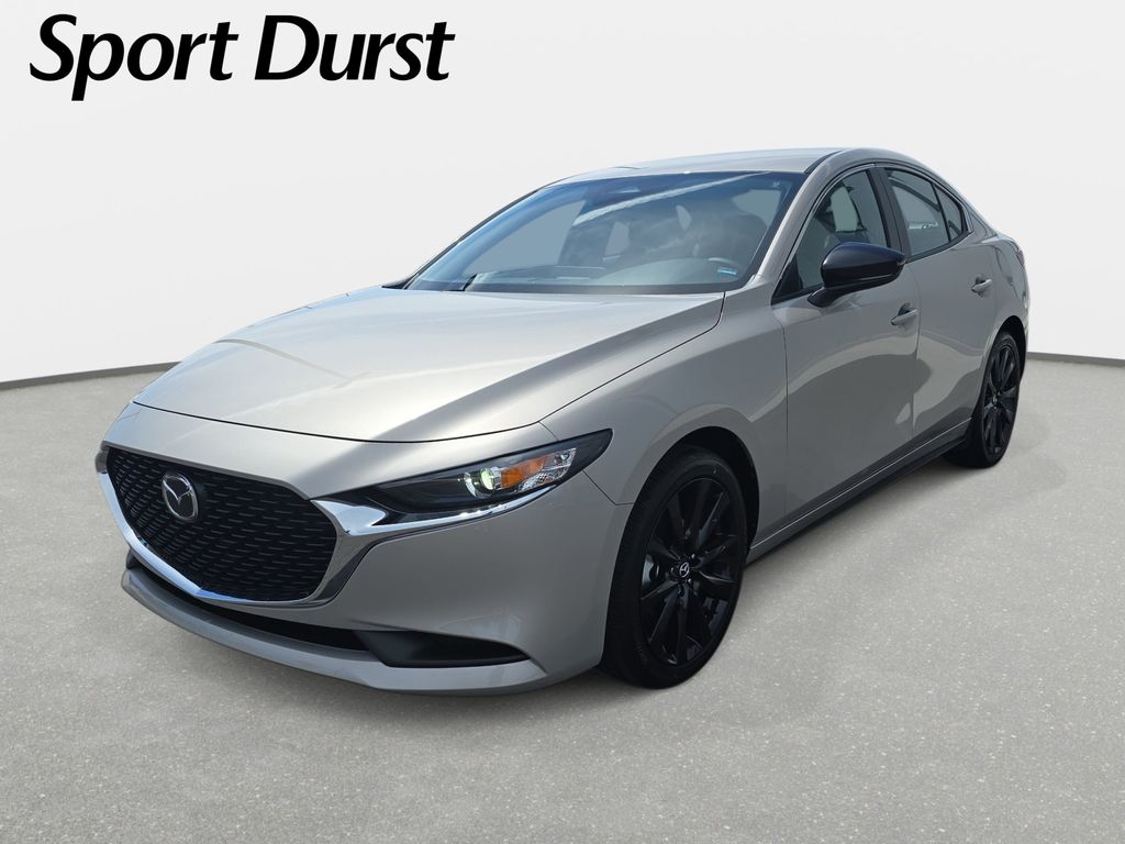 Gray (Platinum Quartz Metallic) 2026 Mazda MAZDA3 Sedan Front-Wheel Drive 6-Speed Automatic
