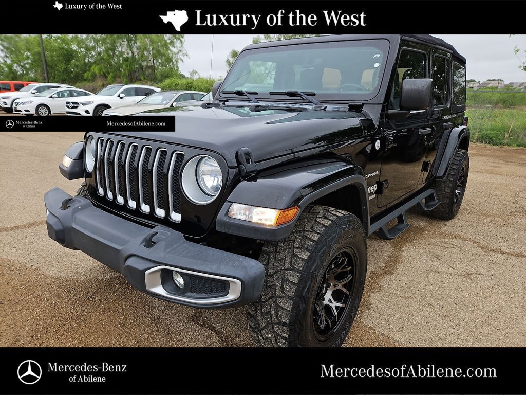 Black Clearcoat 2018 Jeep Wrangler Unlimited Sahara 4WD SUV / Crossover Four-Wheel Drive 8-Speed Automatic