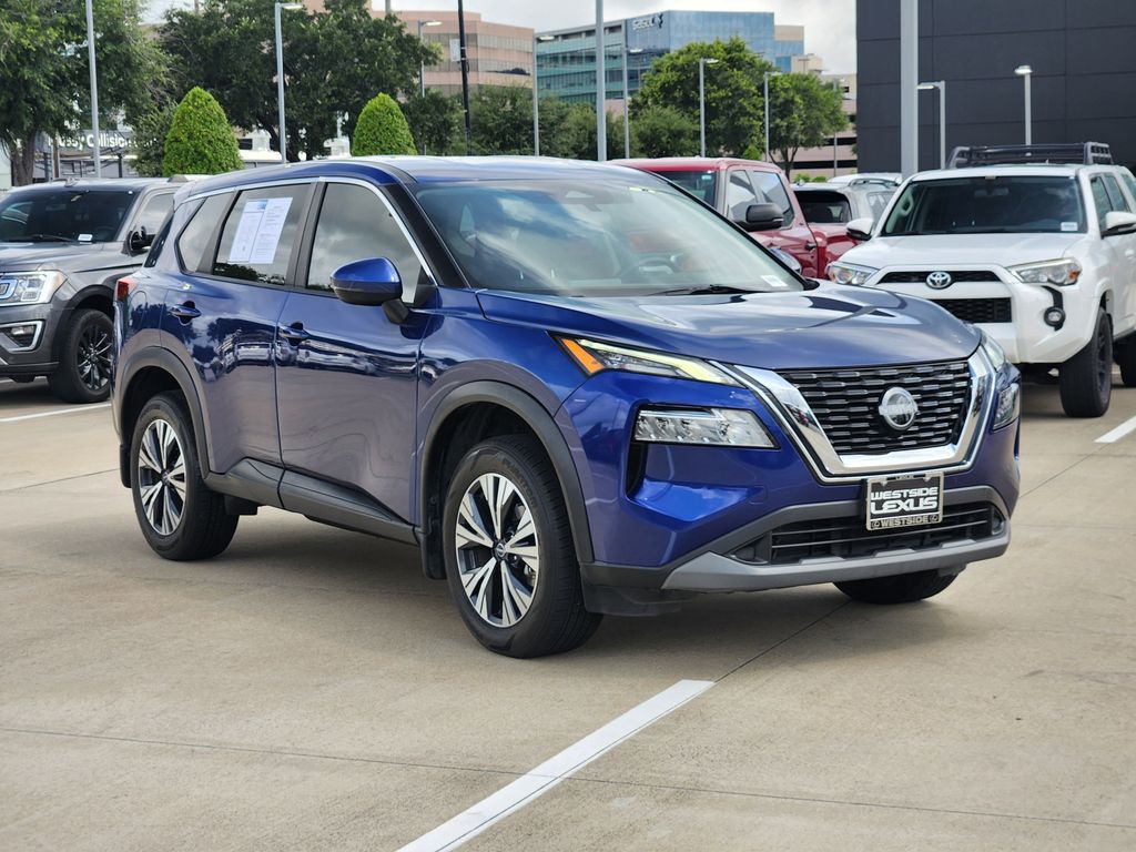 2022 Nissan Rogue SV Blue at DeMontrond Mazda