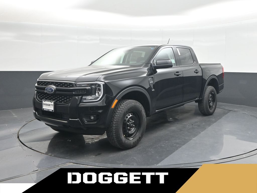Shadow Black 2026 Ford Ranger XL SuperCrew 4WD Pickup Truck Four-Wheel Drive Automatic