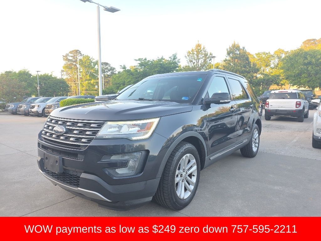 Quartz Metallic 2017 Ford Explorer XLT SUV / Crossover Front-Wheel Drive 6-Speed Automatic