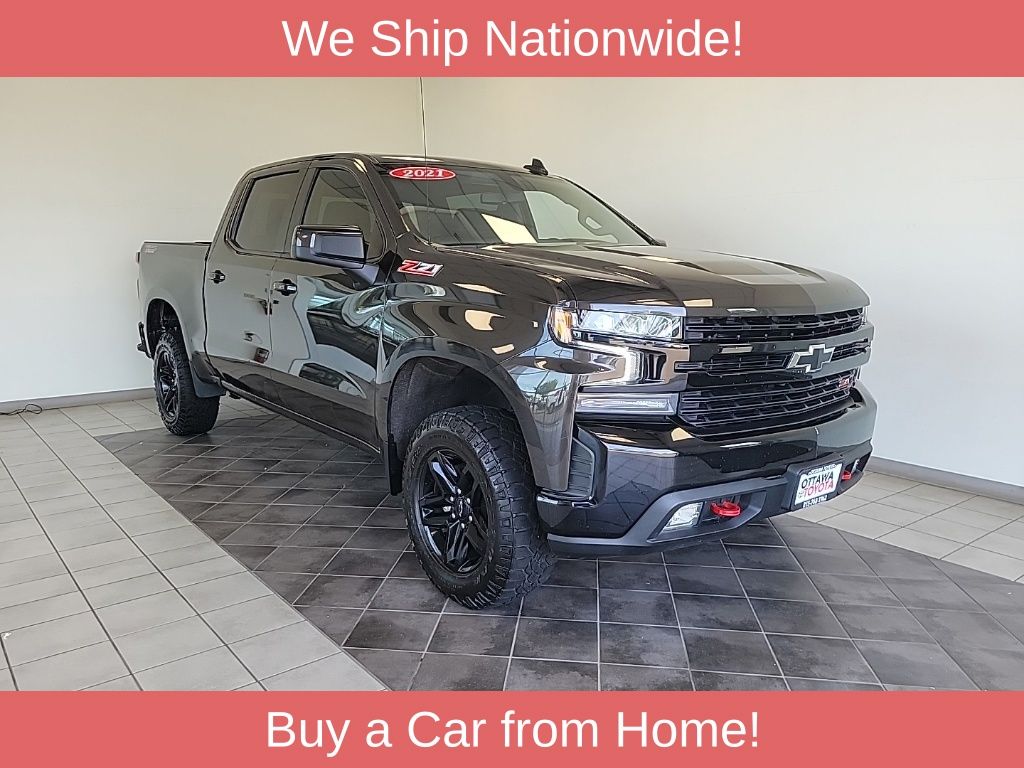Oxford Brown Metallic 2021 Chevrolet Silverado 1500 Pickup Truck Four-Wheel Drive Automatic