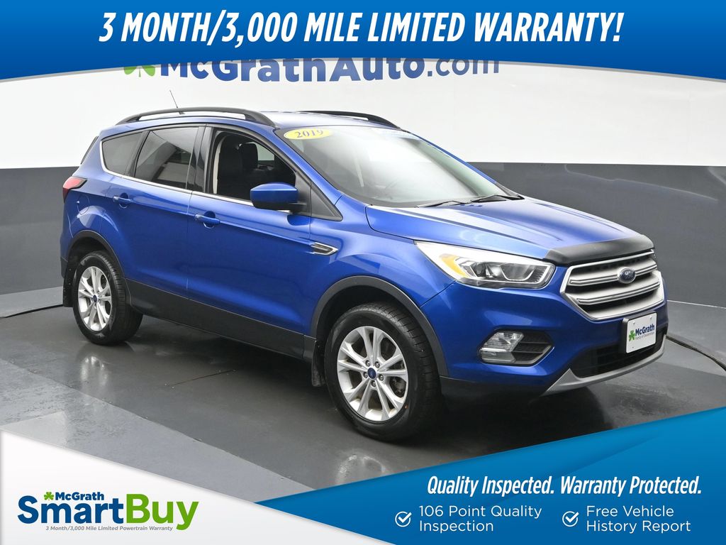 Lightning Blue Metallic 2019 Ford Escape SEL AWD SUV / Crossover All-Wheel Drive 6-Speed Automatic
