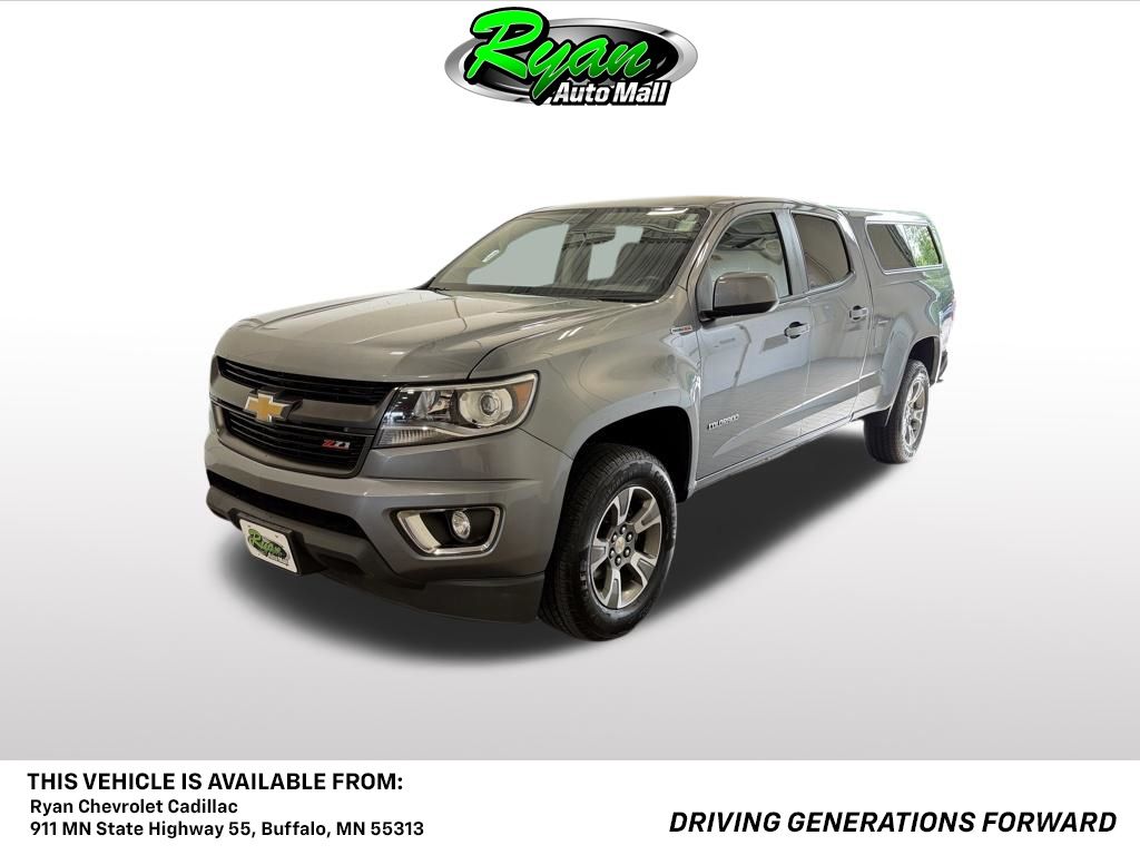 Gray (Satin Steel Metallic) 2019 Chevrolet Colorado Pickup Truck Four-Wheel Drive 6-Speed Automatic