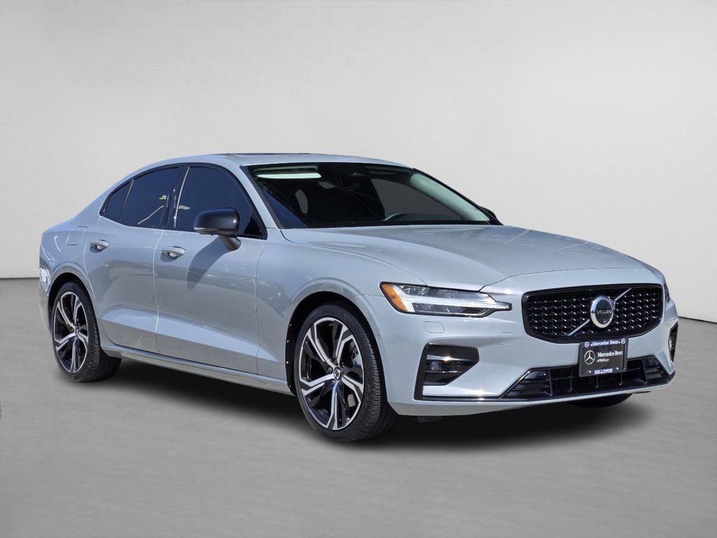 Gray 2024 Volvo S60 Sedan All-Wheel Drive Automatic
