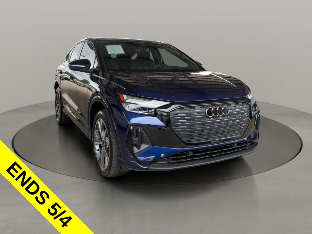 Navarra Blue Metallic 2023 Audi Q4 e-tron Sportback quattro Premium Plus 50 Sedan All-Wheel Drive Automatic
