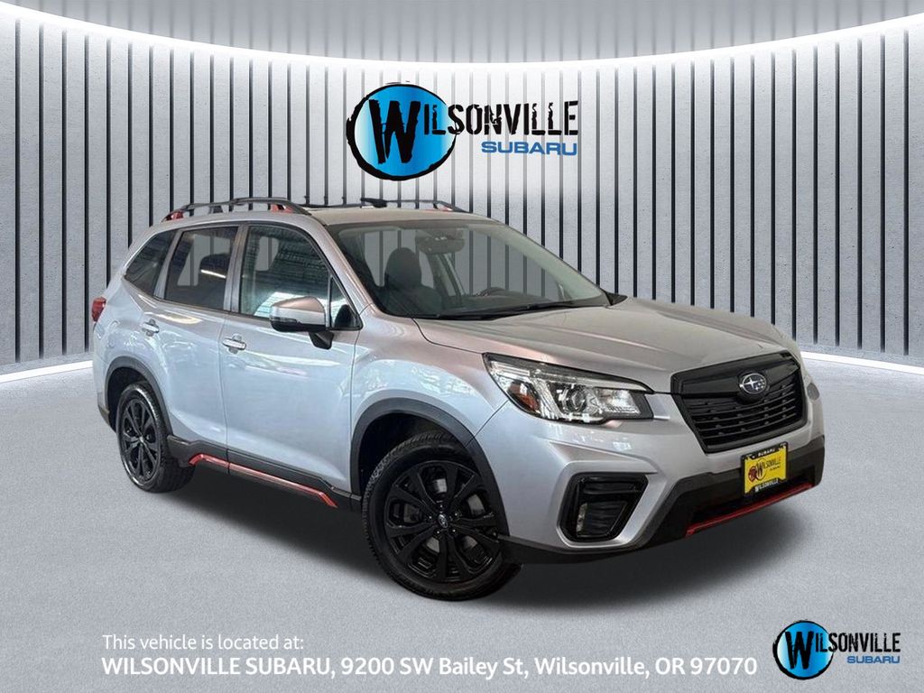 Ice Silver Metallic 2020 Subaru Forester SUV / Crossover All-Wheel Drive Continuously Variable Transmission
