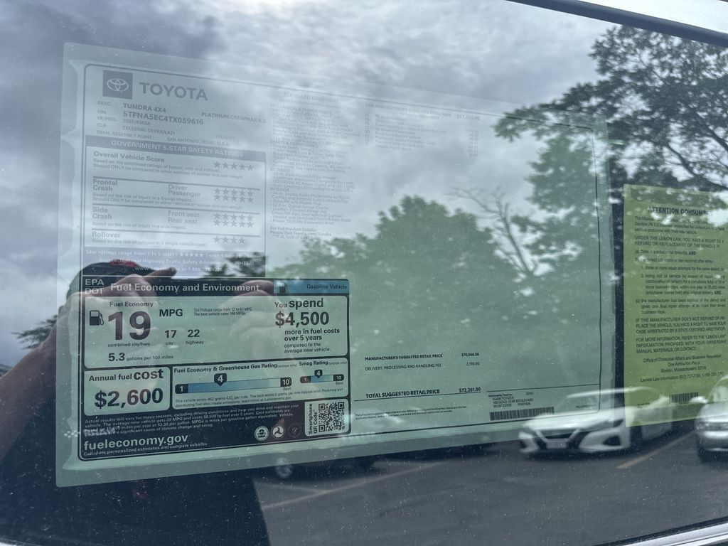 New 2026 Toyota Tundra Truck