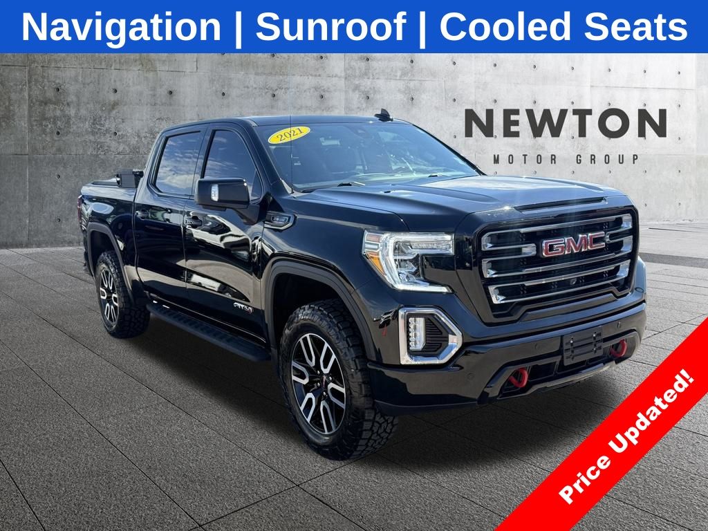 Onyx Black 2021 GMC Sierra 1500 Pickup Truck Four-Wheel Drive Automatic