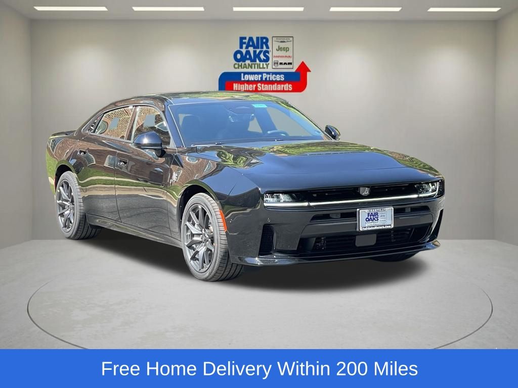 Diamond Black Crystal Pearlcoat 2026 Dodge Charger Sedan All-Wheel Drive 8-Speed Automatic