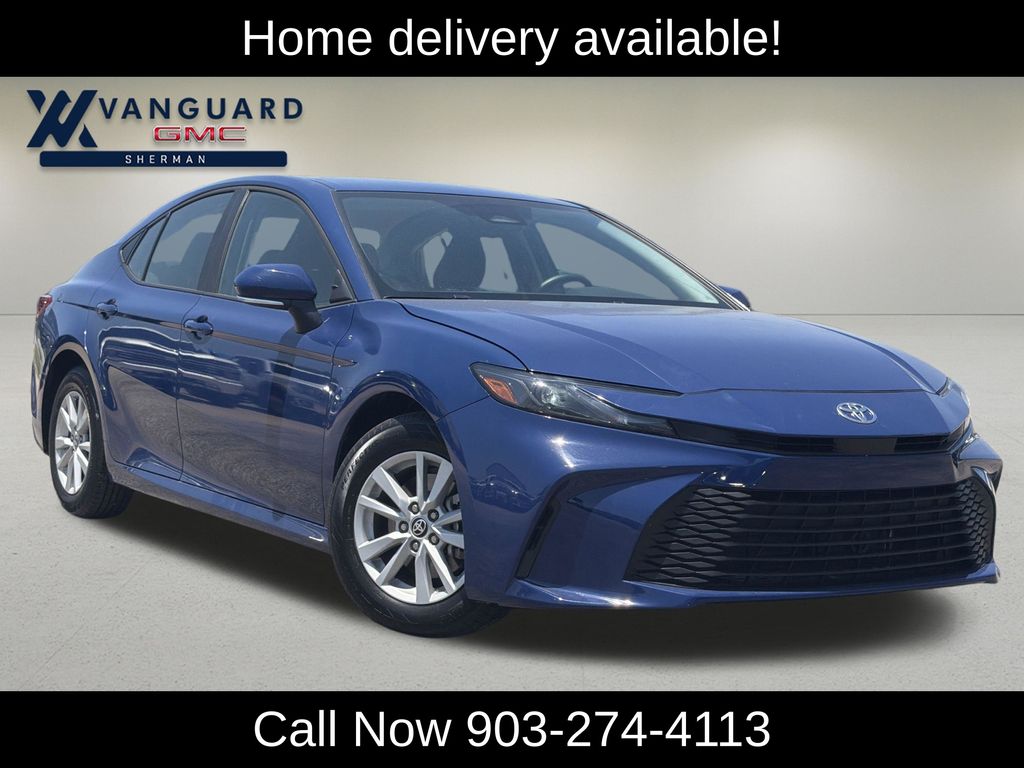 Blue 2026 Toyota Camry Sedan Front-Wheel Drive Continuously Variable Transmission