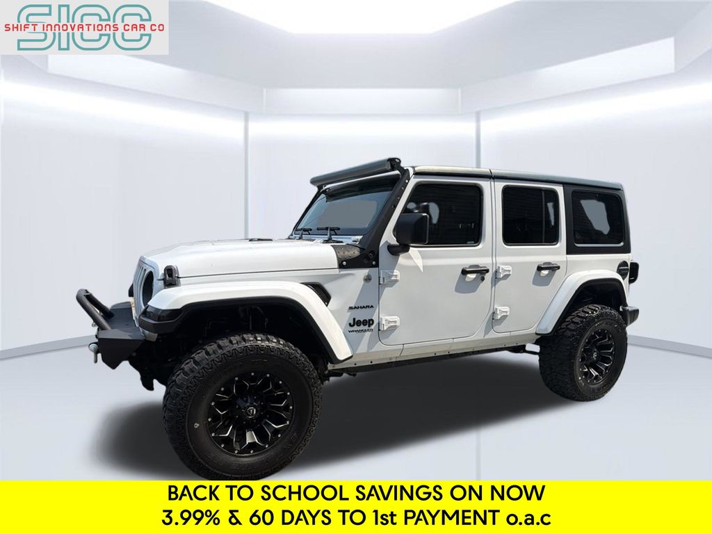 Bright White Clearcoat 2019 Jeep Wrangler SUV / Crossover Four-Wheel Drive 8-Speed Automatic