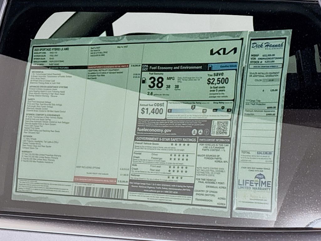 2025 Kia Sportage Hybrid LX